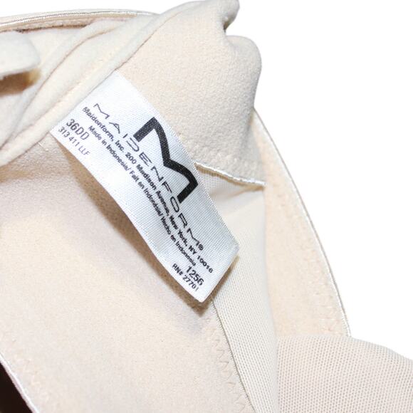 Maidenform Firm Tummy-Control Easy Up Strapless Bodysuit 1256 36DD - Picture 6 of 7